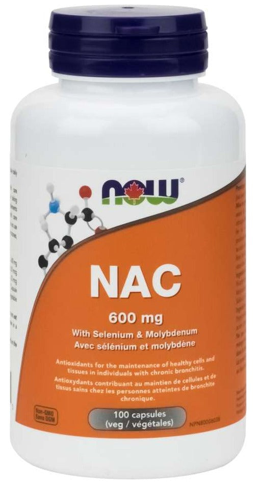 NAC 600MG 100CAPS NOW P.S.