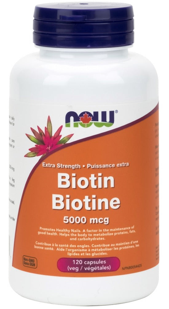 BIOTIN 5000MCG 60 CAPS NOW