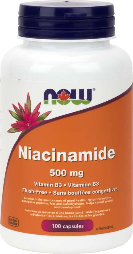 NIACINAMIDE 500MG 100 CAPS NOW