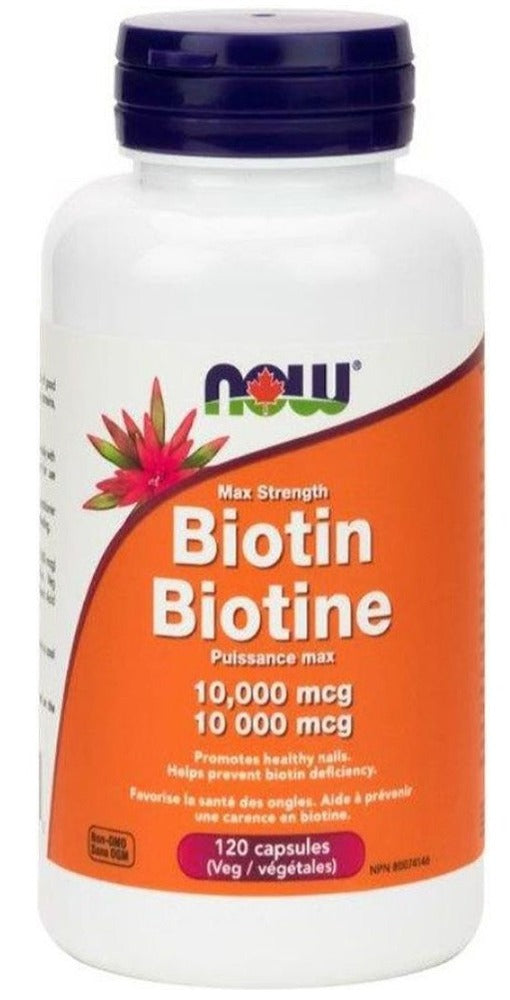 BIOTIN 10,000MCG 120CAPS NOW