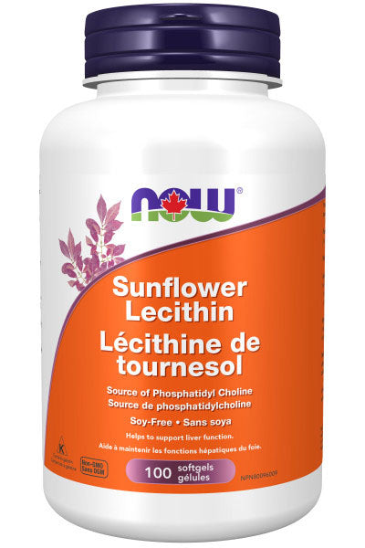 SUNFLOWER LECITHIN 100 SOFT GELS NOW
