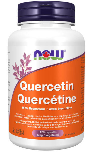 QUERCETIN WITH BROMELAIN 120 CAPS NOW