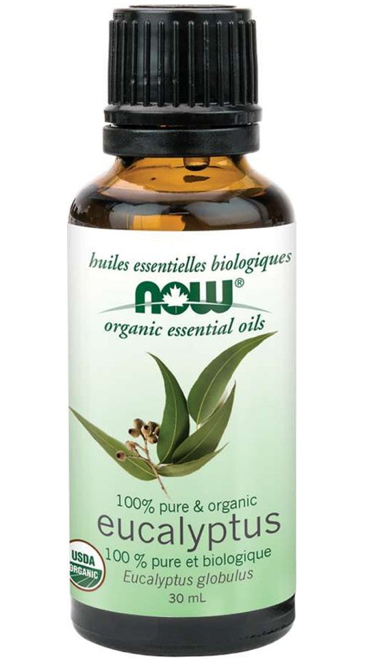 ORGANIC EUCALYPTUS ESSENTIAL OIL 30ML NOW
