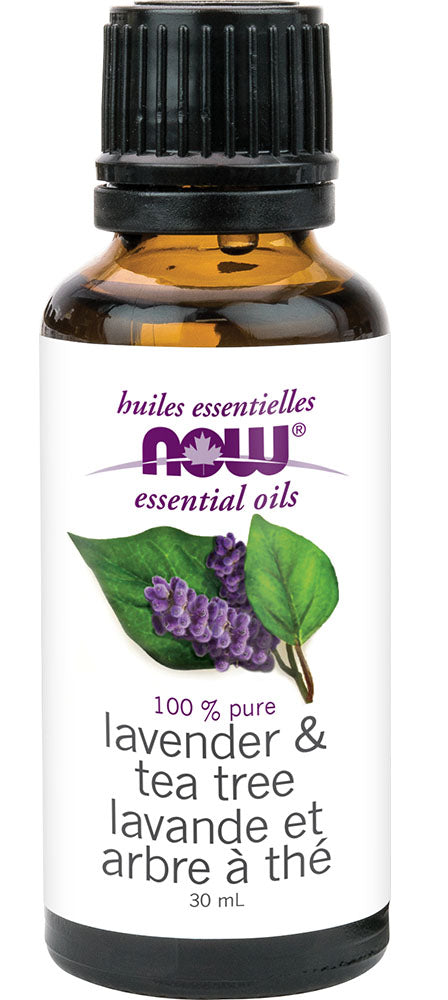 LAVENDER & TEA TREE ESSENTIAL OIL 30ML NOW