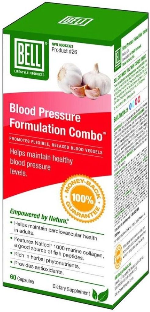 BLOOD PRESSURE FORMULA 60CAPS BELL