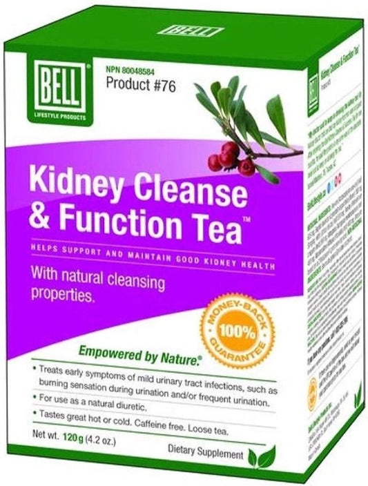 KIDNEY CLEANSE & FUNCTION TEA 120G BELL