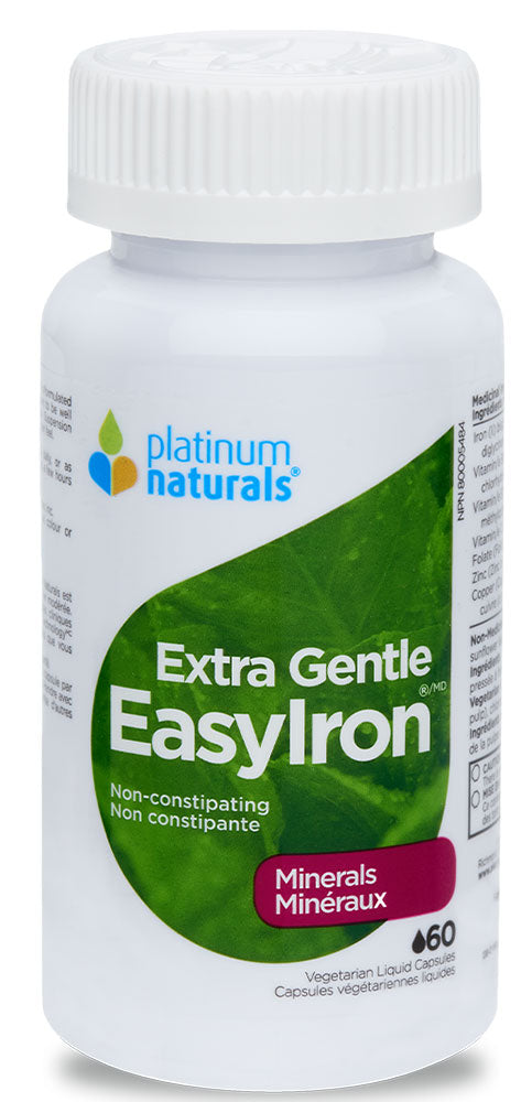 EASY IRON EXTRA GENTLE 10MG 60CAP PLATINUM NATURALS