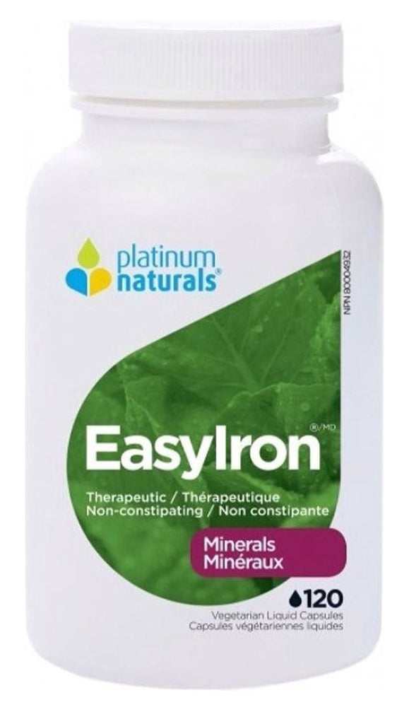 EASY IRON 18MG 120 CAPS PLATINUM NATURALS