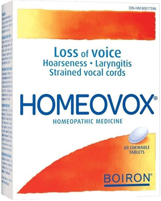 HOMEOVOX 60 CHEW TABS BOIRON
