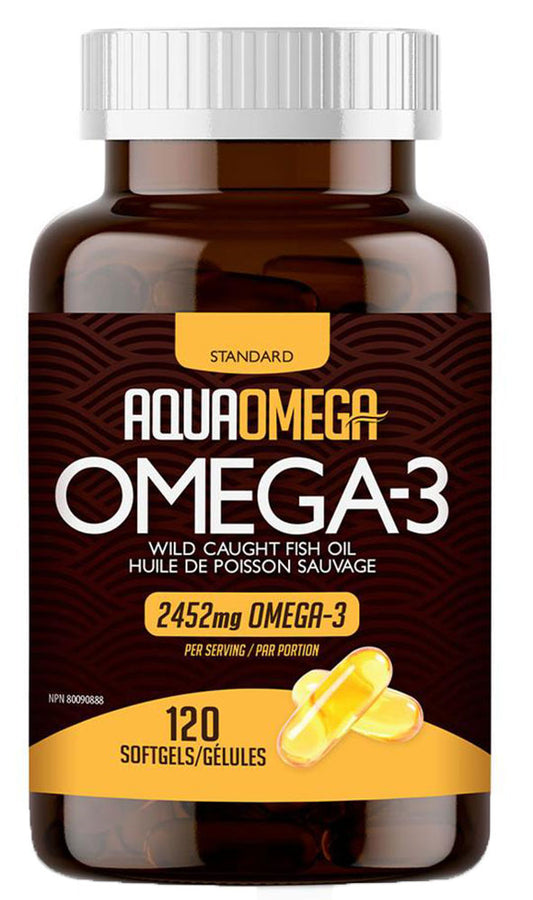 OMEGA 3 STANDARD 120 SOFTGELS AQUAOMEGA