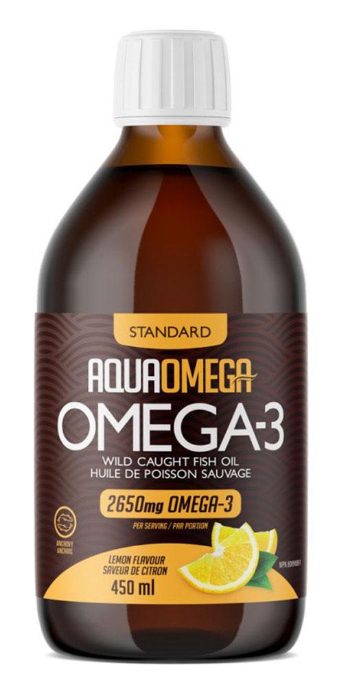 OMEGA 3 STANDARD LEMON 450ML AQUA OMEGA