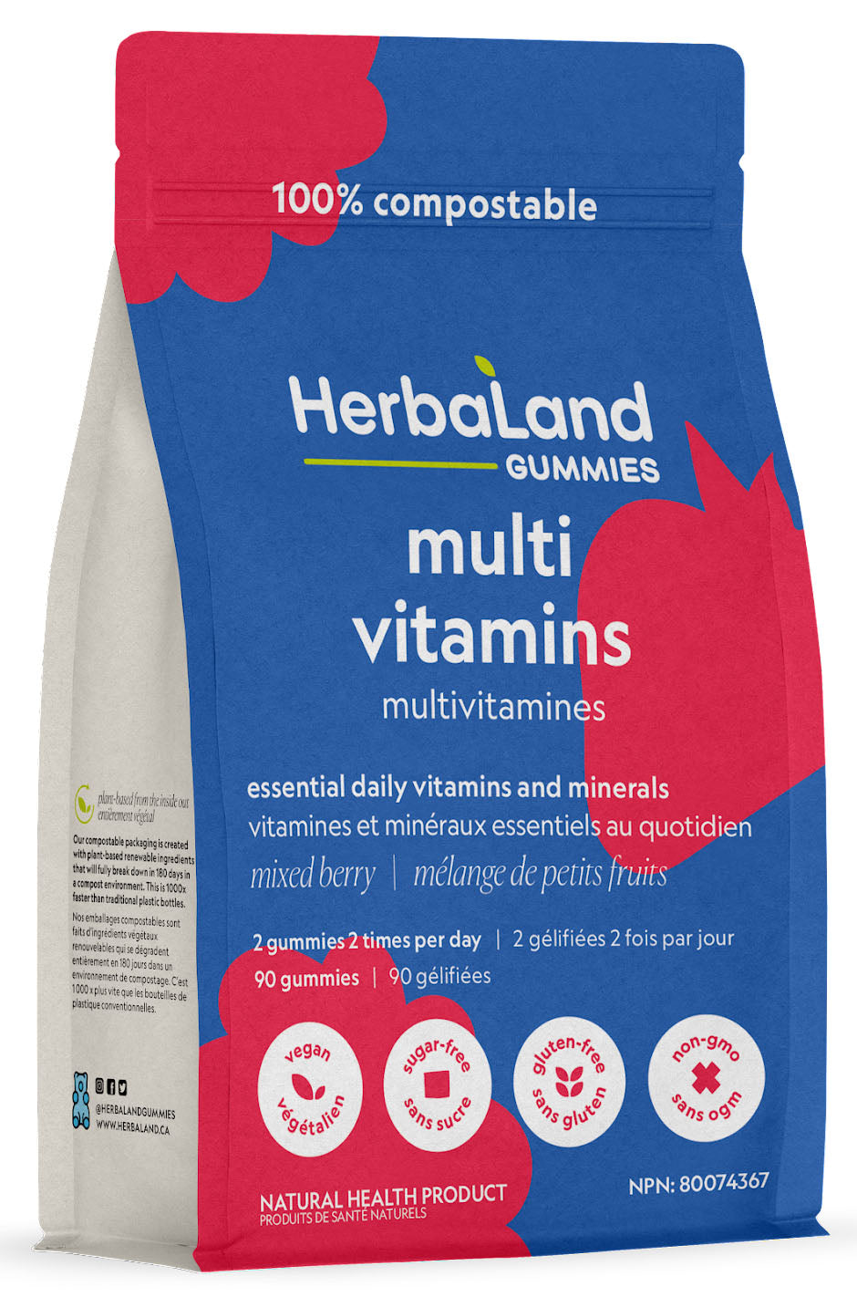 GUMMY MULTI ADULT 90G BERRY PU