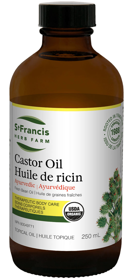 CASTOR OIL ORGANIC 250ML ST. FRANCIS
