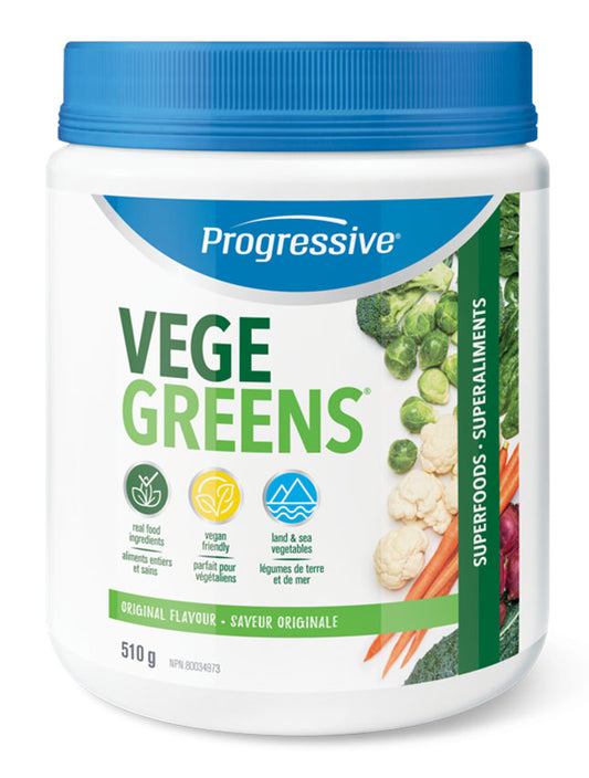 VEGEGREENS UNFLAVOURED 510GR PROGRESSIVE
