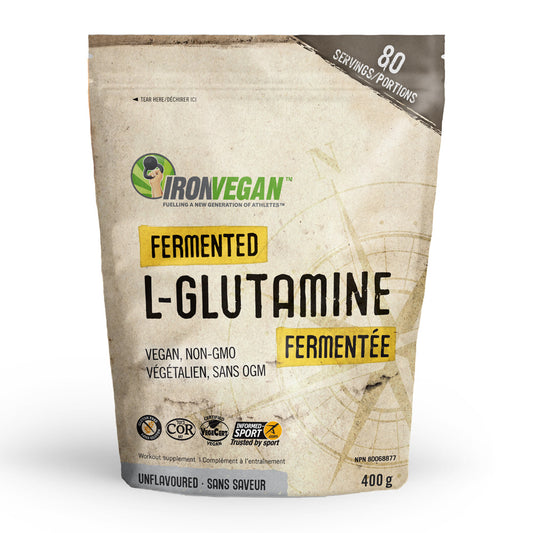 FERMENTED L-GLUTAMINE 400G IRONVEGAN