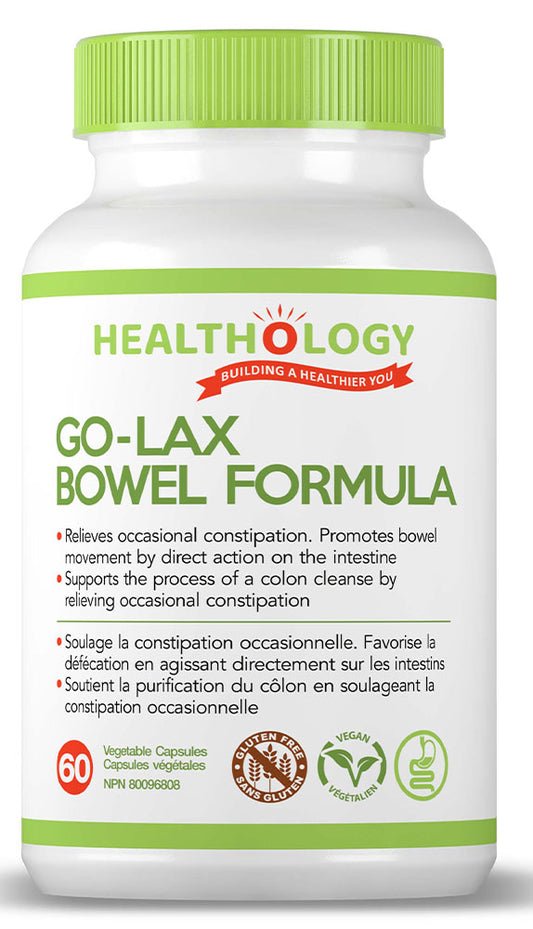 GO-LAX BOWEL FORMULA 60VCAP HEALTHOLOGY