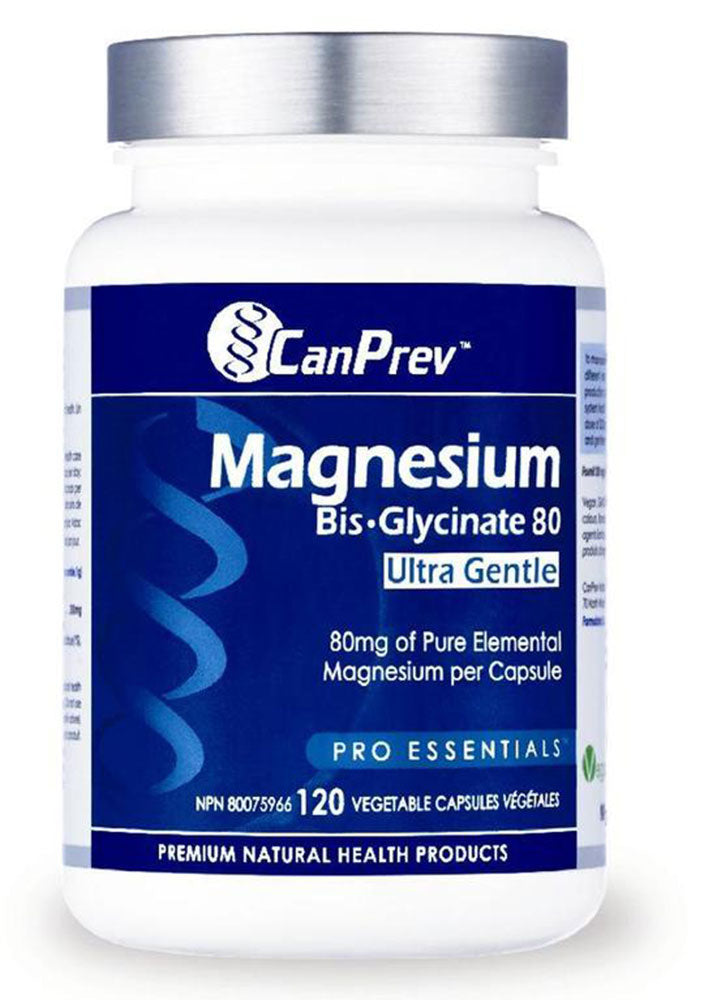 MAGNESIUM BISGLYCINATE 80MG 120CAP CANPREV