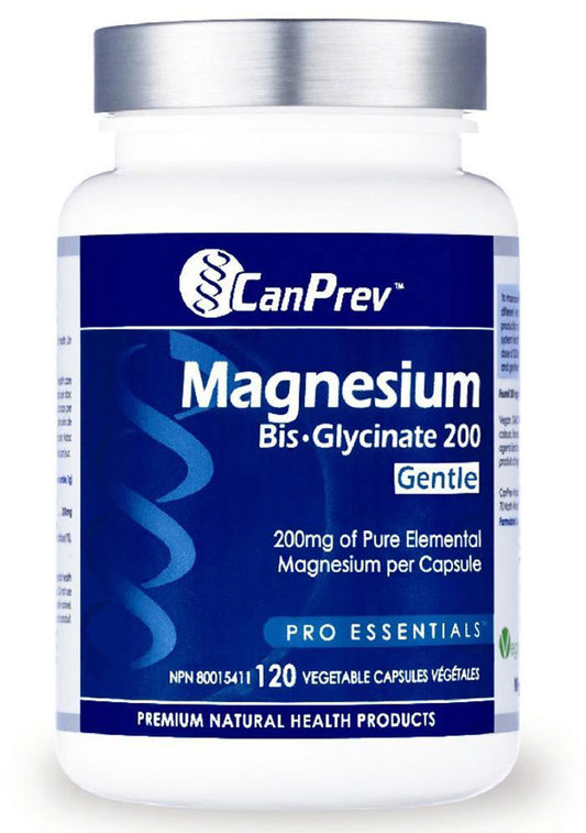 MAGNESIUM BISGLYCINATE 200MG 120CAP CANPREV