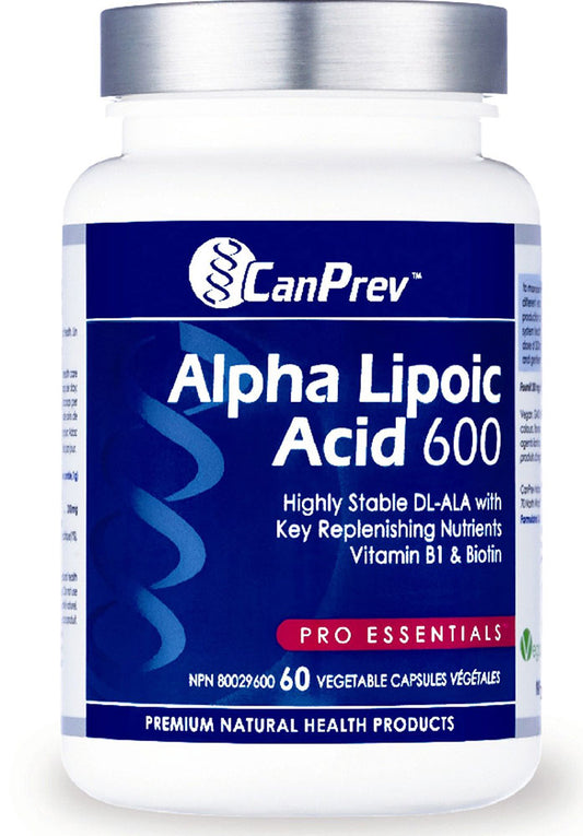 ALPHA LIPOIC ACID 600MG 60CAPS CANPREV