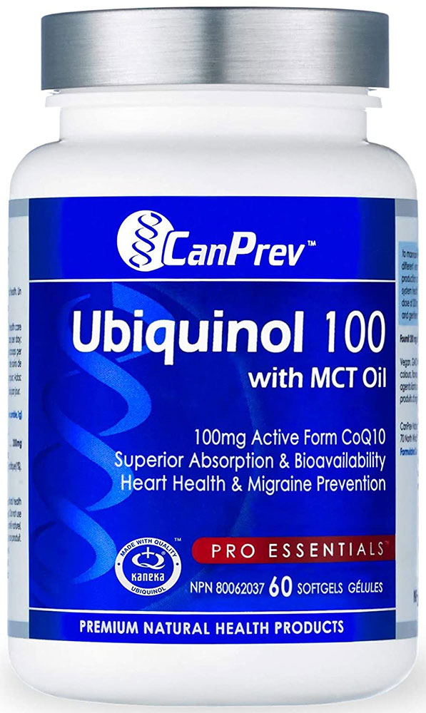 UBIQUINOL 100MG 60GELS CANPREV