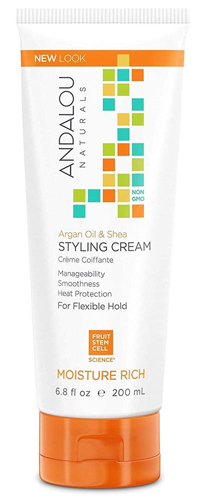 ARGAN OIL & SHEA MOISTURE RICH STYLING CREAM 200ML ANDALOU