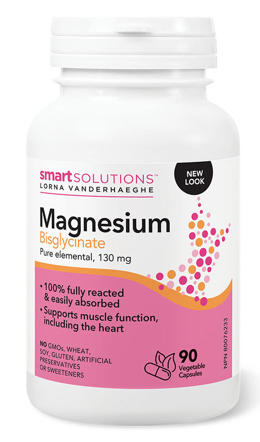 MAGNESIUM BISGLYCINATE 130MG 90C SMART SOLUTIONS
