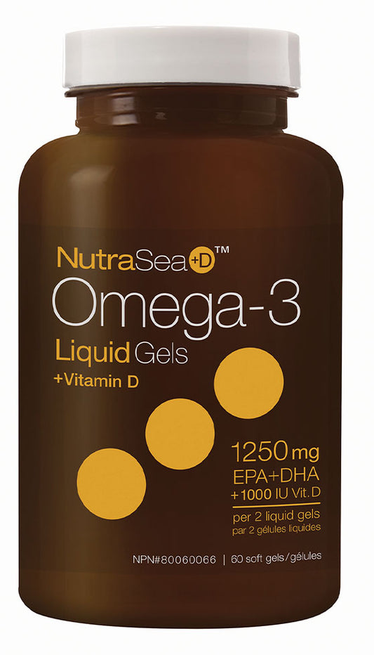 NUTRASEA+D 60 LIQUIDGELS  NATURE'S WAY