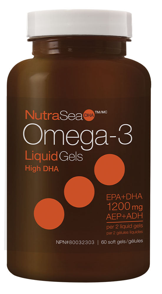 NUTRASEA DHA 2X 60GELS NATURE'S WAY
