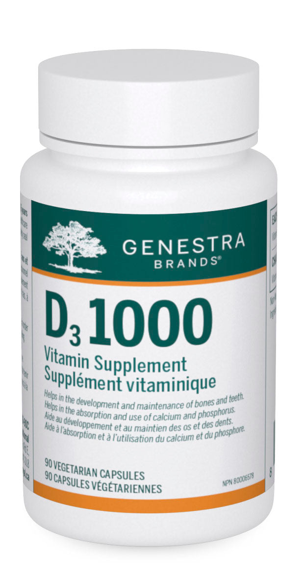 D3 1000IU 90VCAP GENESTRA