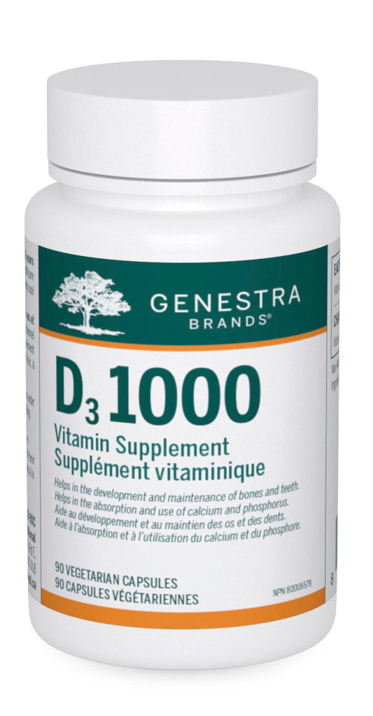 D3 1000IU 90VCAP GENESTRA