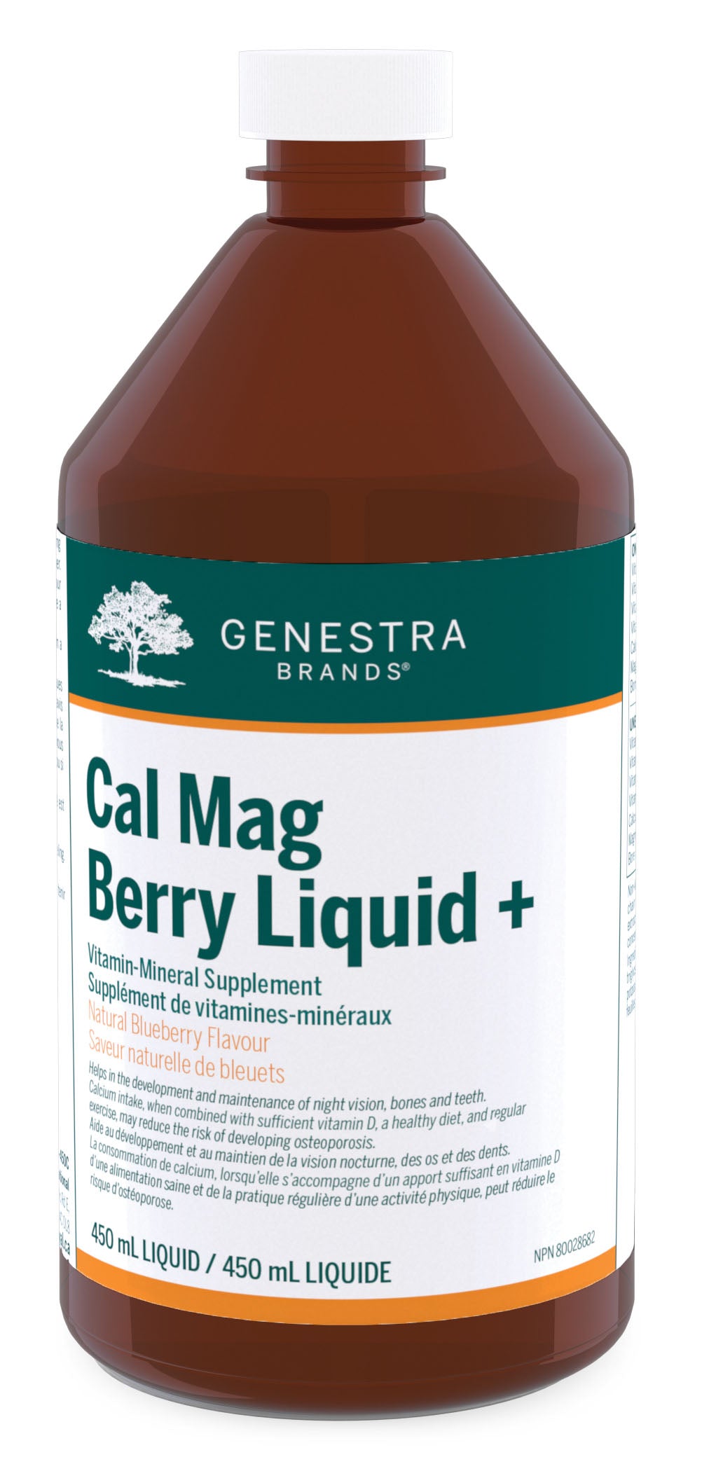 CAL MAG BERRY LIQIUD+ 450ML GENESTRA