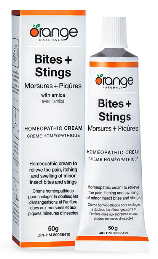 BITES + STINGS 50GR CREAM ORANGE NATURALS