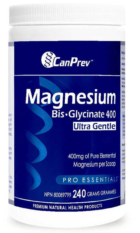 MAGNESIUM BISGLYCINATE 400MG 240G CANPREV