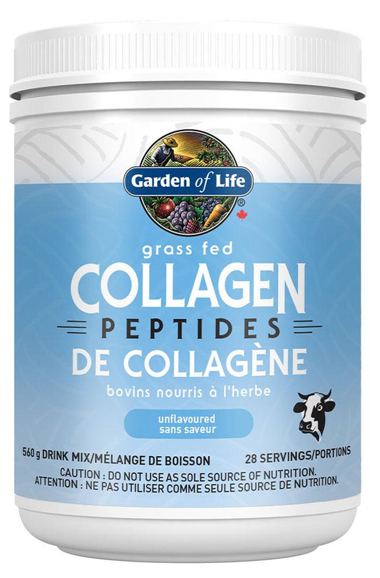 COLLAGEN PEPTIDES UNFLAVOURED 560G GARDEN OF LIFE