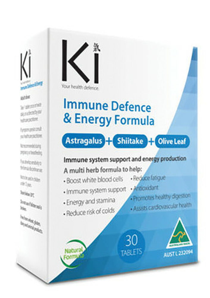 KI IMMUNE DEFENCE & ENERGY FORMULA 60 TABLETS MARTIN & PLEASANCE