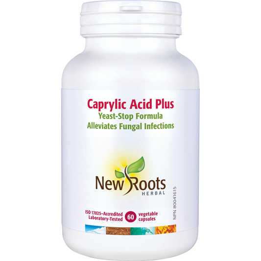 CAPRYLIC ACID PLUS 60CAPS NEW ROOTS
