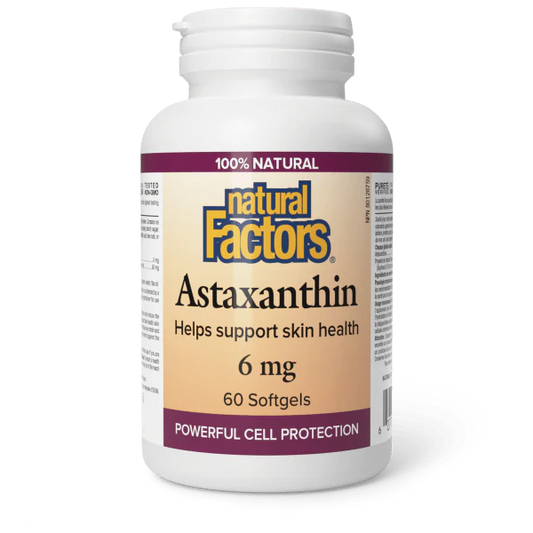 ASTAXANTHIN  6MG 60SG NATURAL FACTORS