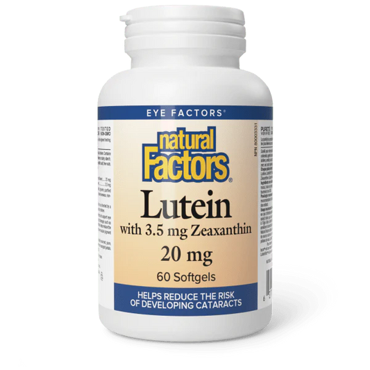 LUTEIN 20MG 60CAP NATURAL FACTORS