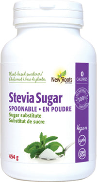 STEVIA SUGAR SPOONABLE 454G NEW ROOTS