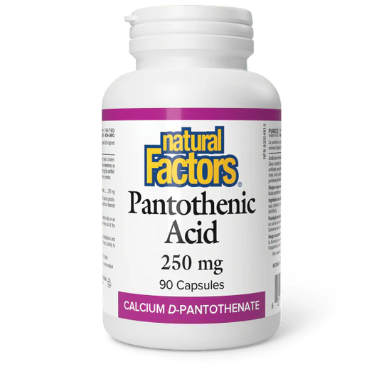 PANTOTHENIC ACID 250MG 90CAPS NATURAL FACTORS