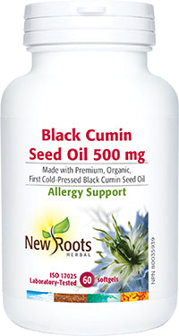 BLACK CUMIN SEED 500MG 60SG NEW ROOTS