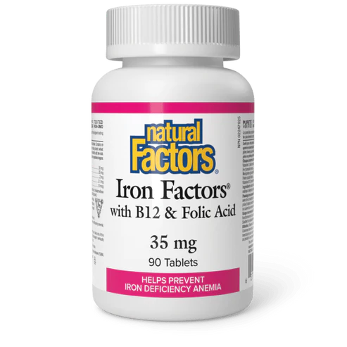 IRON FACTORS 35MG 90T NAT FAC