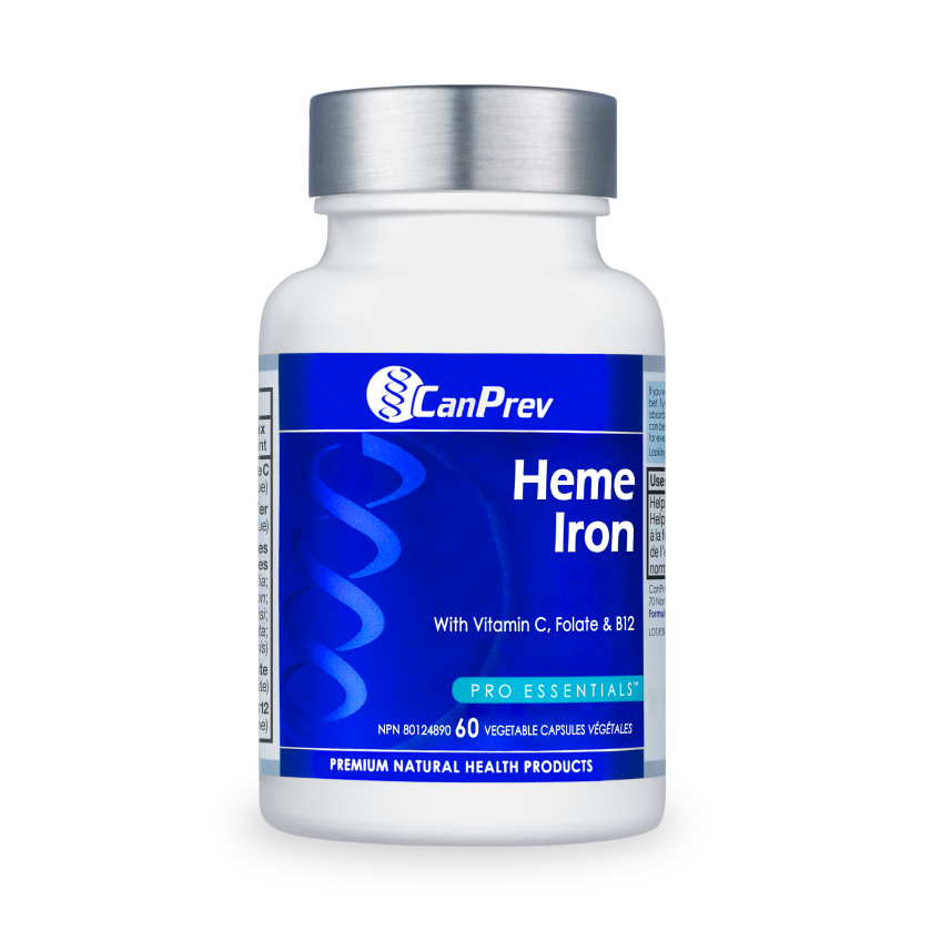 HEME IRON 11MG 60CAPS CANPREV
