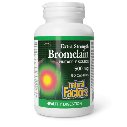 BROMELAIN 500MG 90CAP NATURAL FACTORS