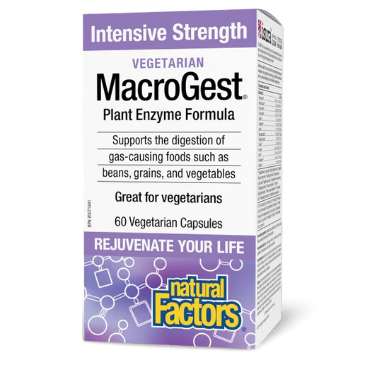 MACROGEST VEGETARIAN INTENSIVE STRENGTH 60VCAP NATURAL FACTORS