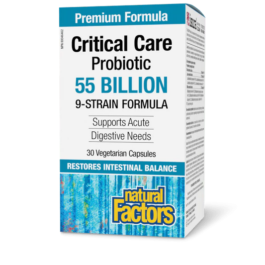 CRITICAL CARE PROBIOTIC 55B 30CAP NATURAL FACTORS