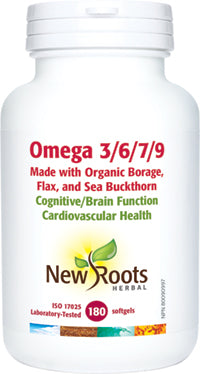 OMEGA 3/6/7/9 180 SOFTGELS NEW ROOTS