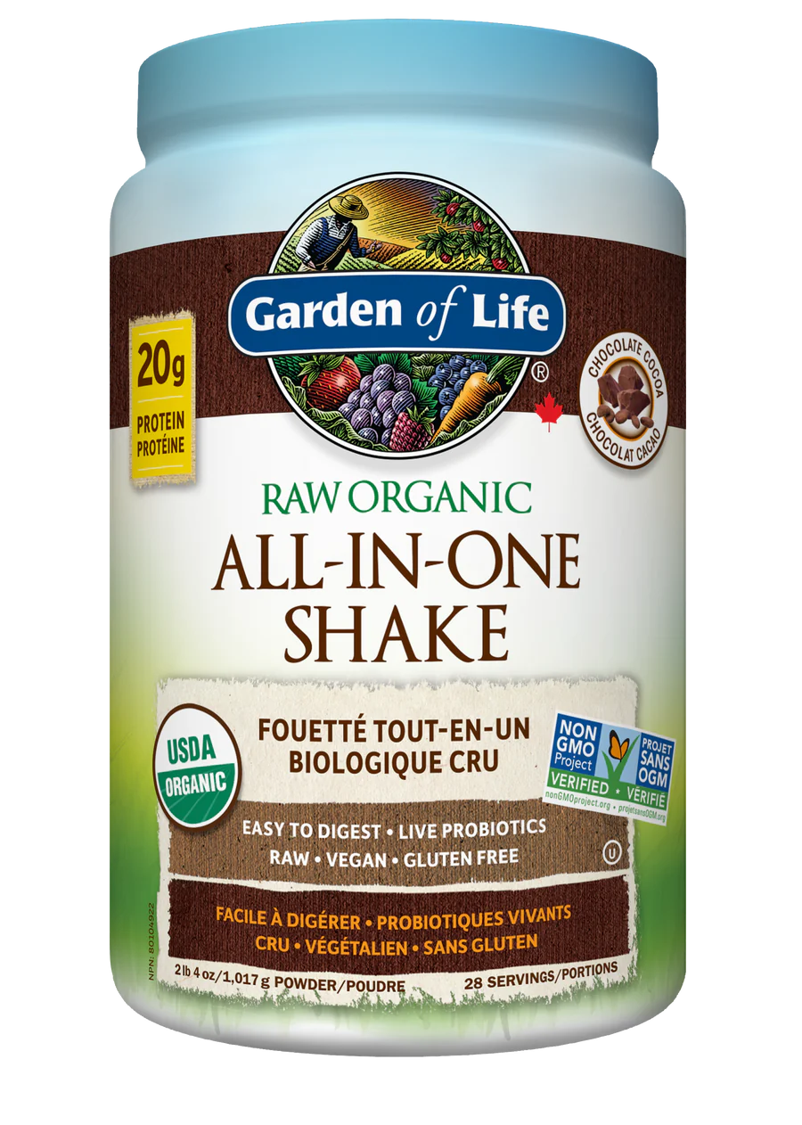 ALL-IN-ONE SHAKE CHOCOLATE 1017GR GARDEN OF LIFE