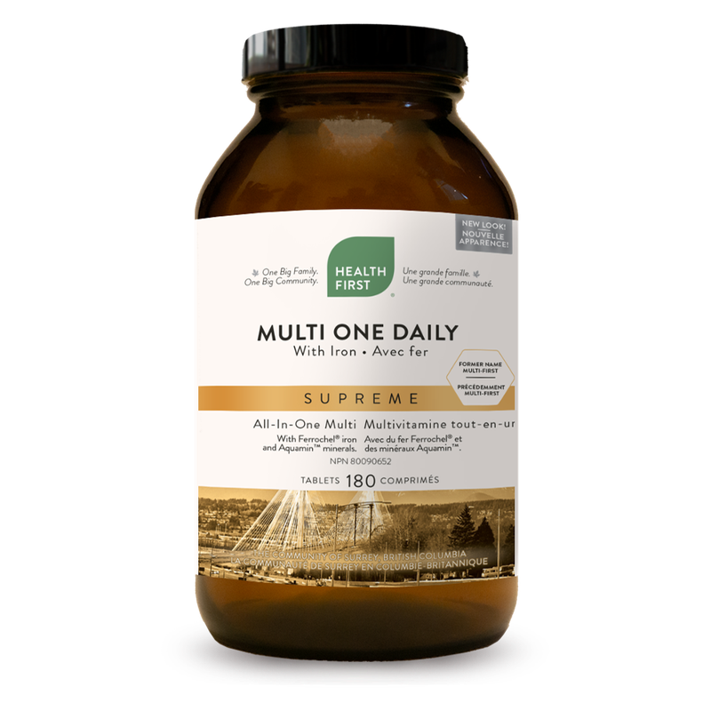 MULTI ONE DAILY SUPREME WITH IRON 180TAB HEALTH FIRST