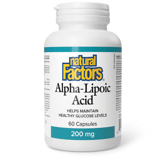 ALPHA LIPOIC ACID 200MG 60CAP NATURAL FACTORS